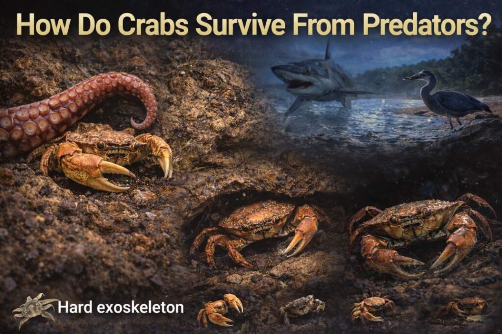what animal eats crabs in the ocean and how to protect