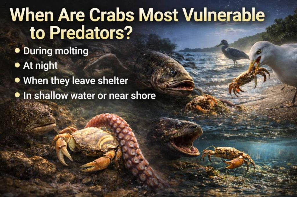 what eats crabs in nature