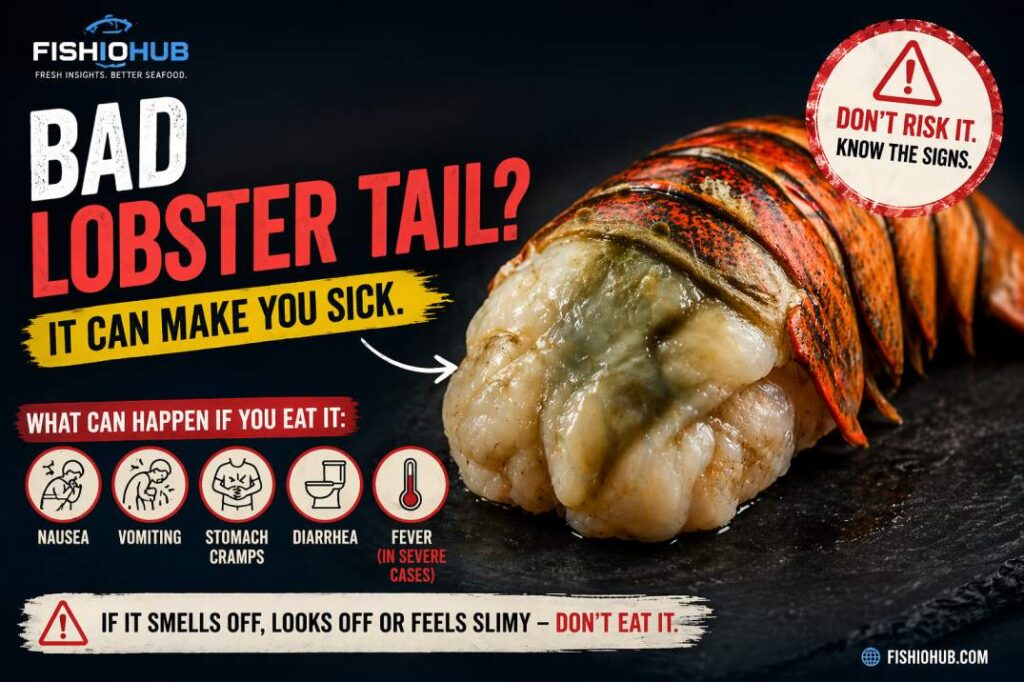 what happens if you eat bad lobster tail