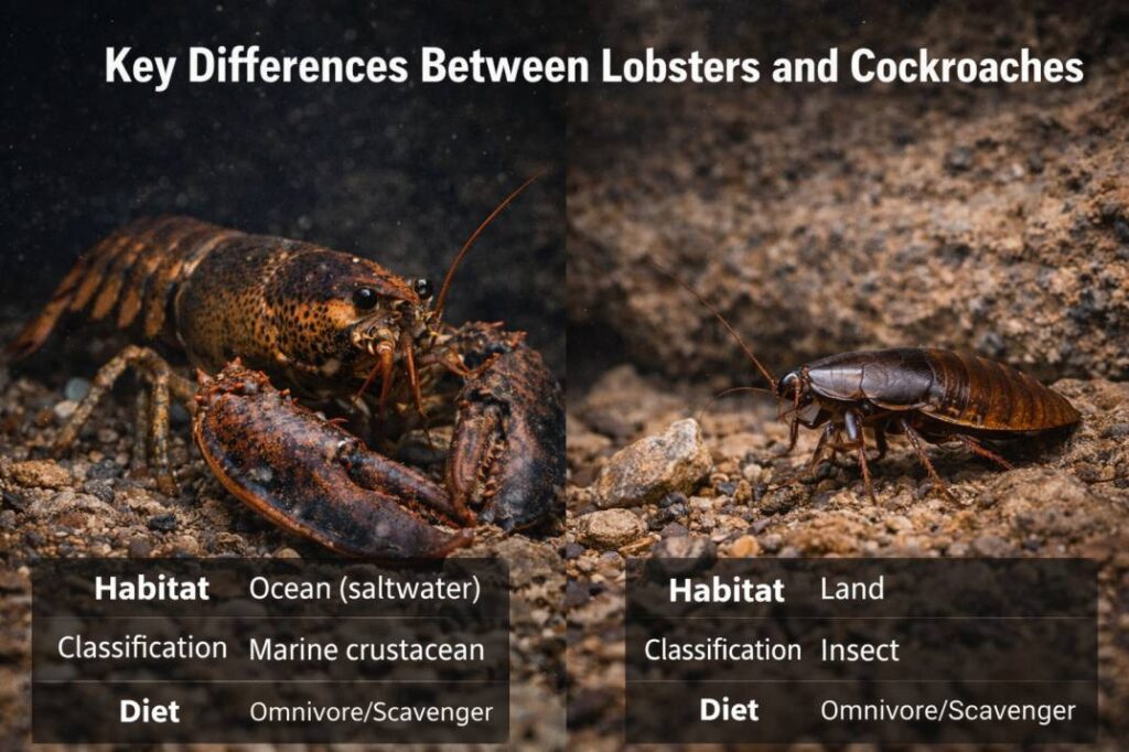 lobster cockroach of the sea