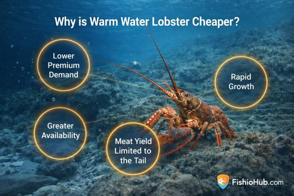 Why is warm water lobster cheaper?