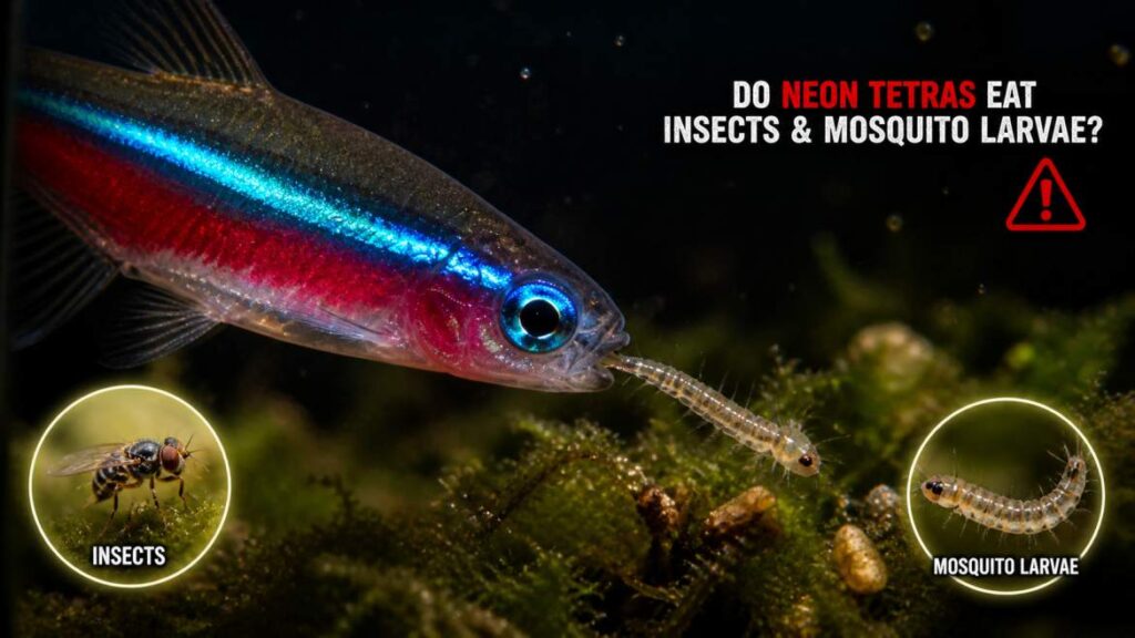 Do Neon Tetras Eat Insects and Mosquito Larvae?
