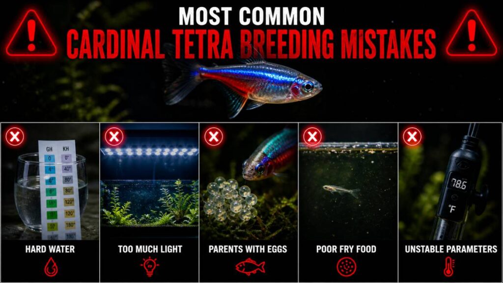 Most Common Cardinal Tetra Breeding Mistakes