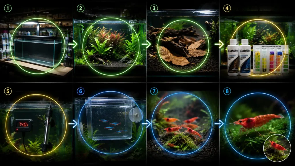 Neon Tetra and Shrimp Tank Setup Guide