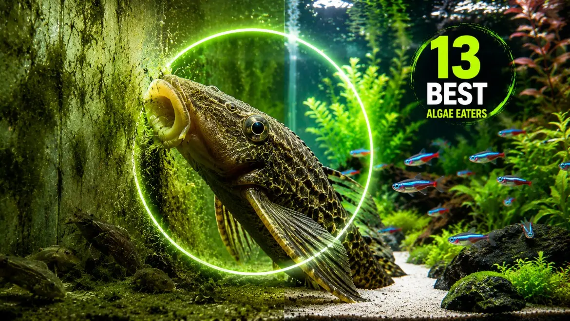 Algae Eating Fish for Freshwater Aquarium: Best 13 Algae Eater for Fish Tank