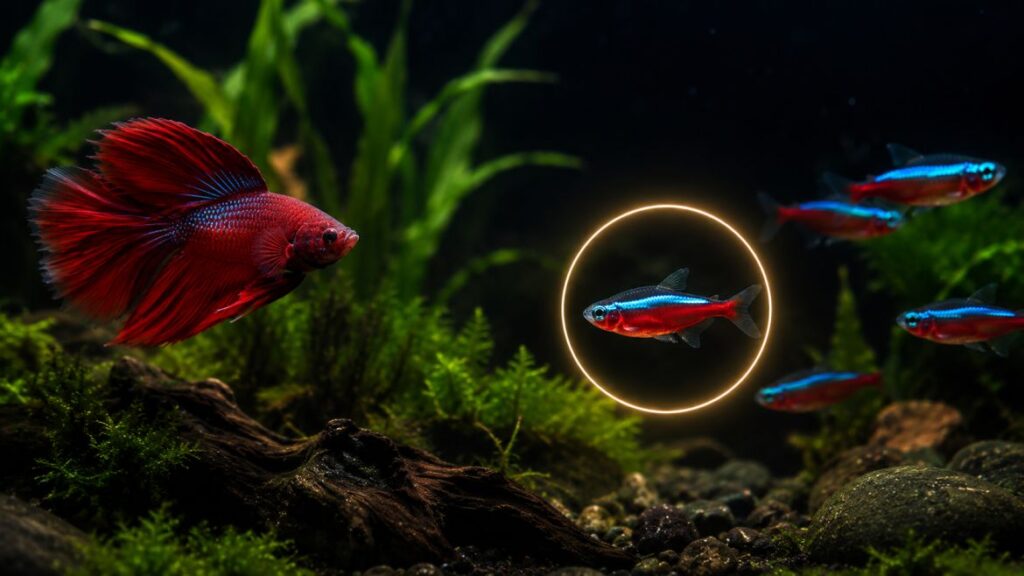 betta fish and neon tetra tank water parameter