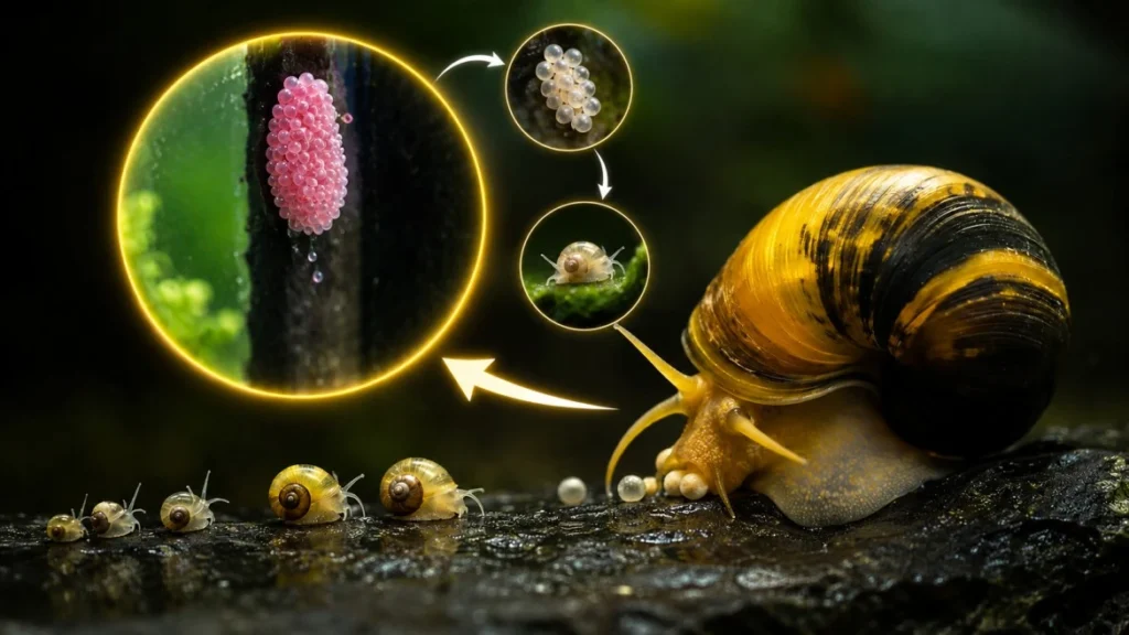 breeding mystery snails