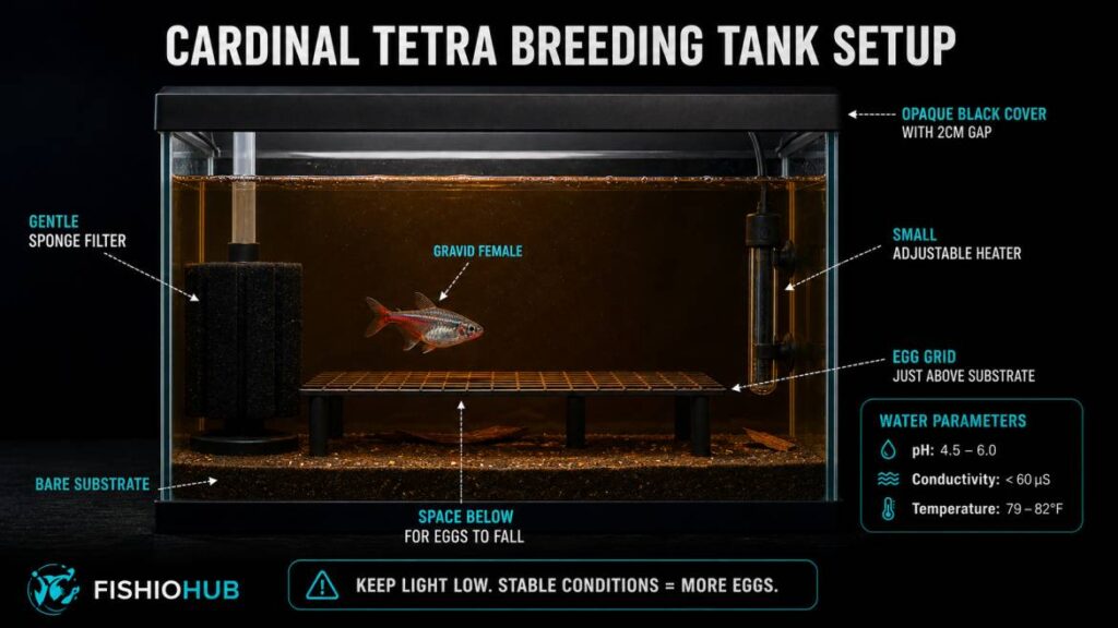 cardinal tetra breeding setup