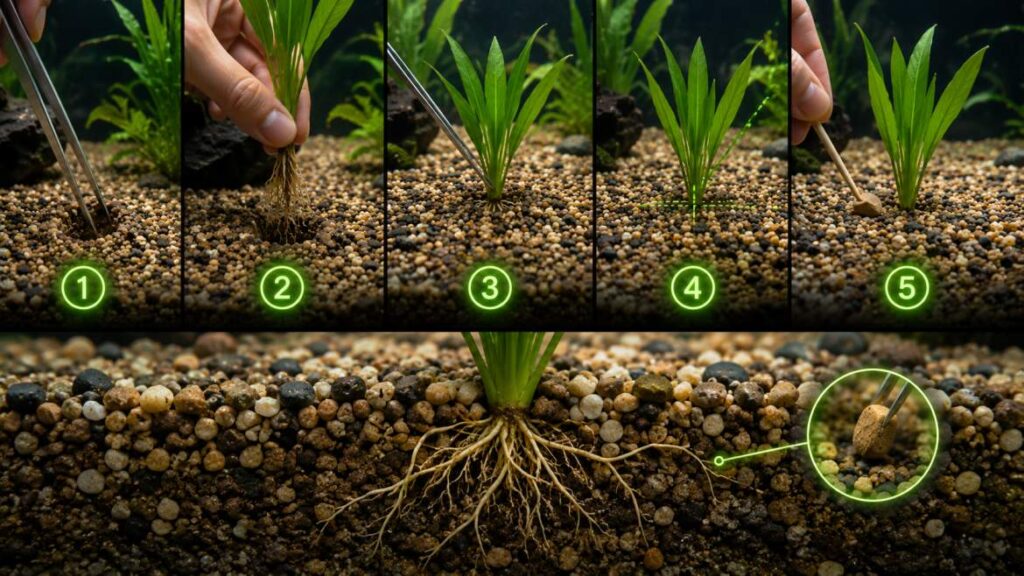 How to Plant Aquarium Plants in Gravel?