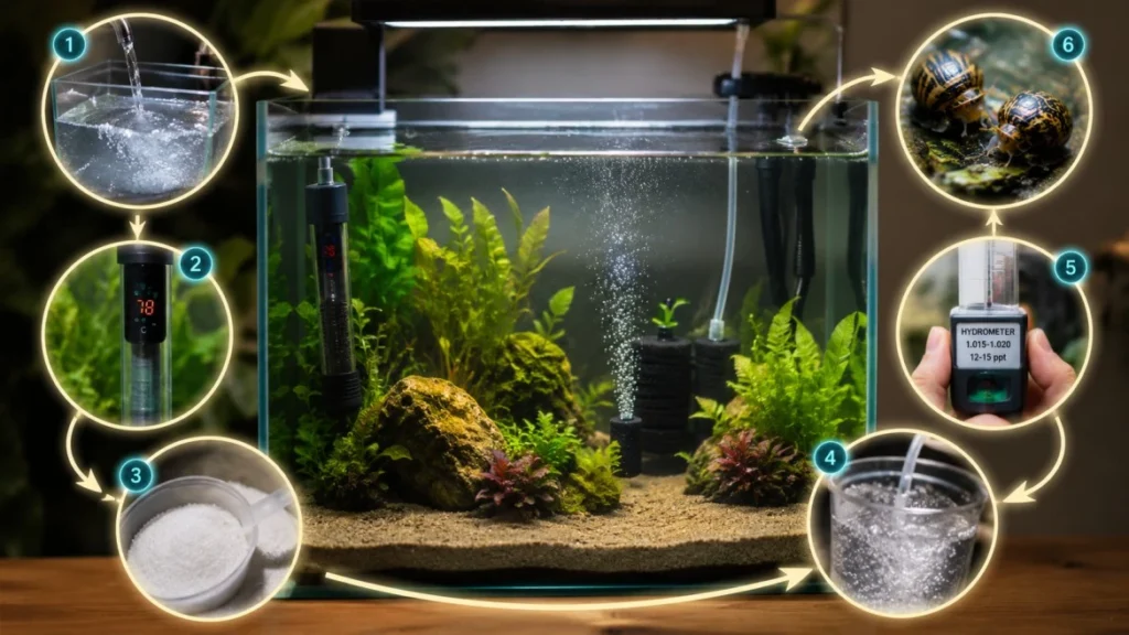 how to breed nerite snails in aquarium