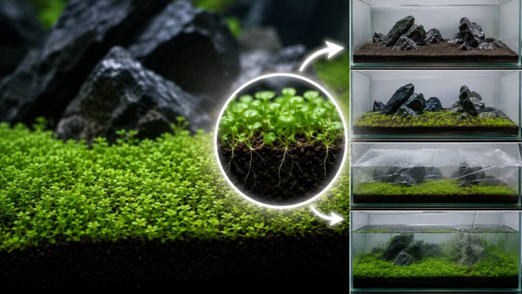 how to plant monte carlo carpet