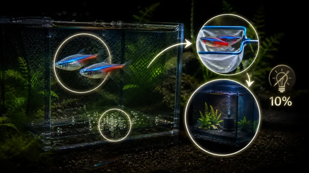 neon tetra spawning