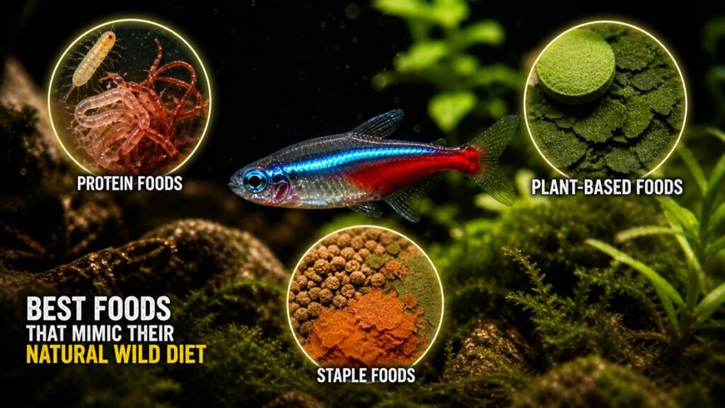 what to feed neon tetras?