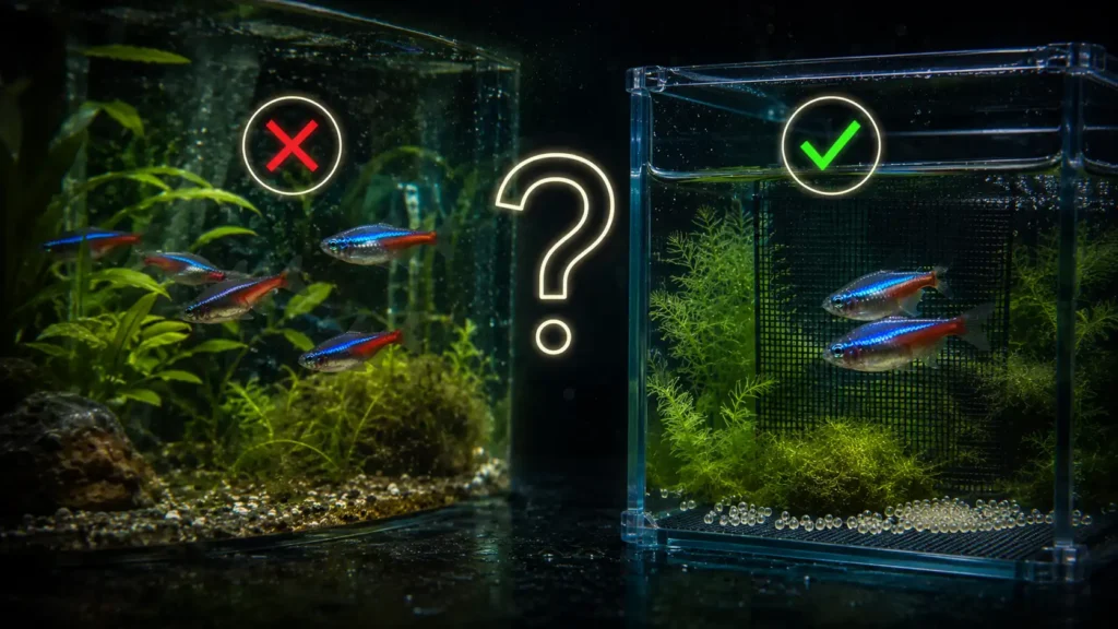 will neon tetras breed on their own?
