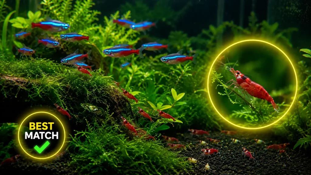 will neon tetras eat cherry shrimp?
