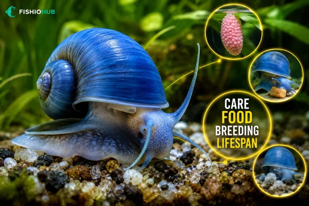 blue mystery snail