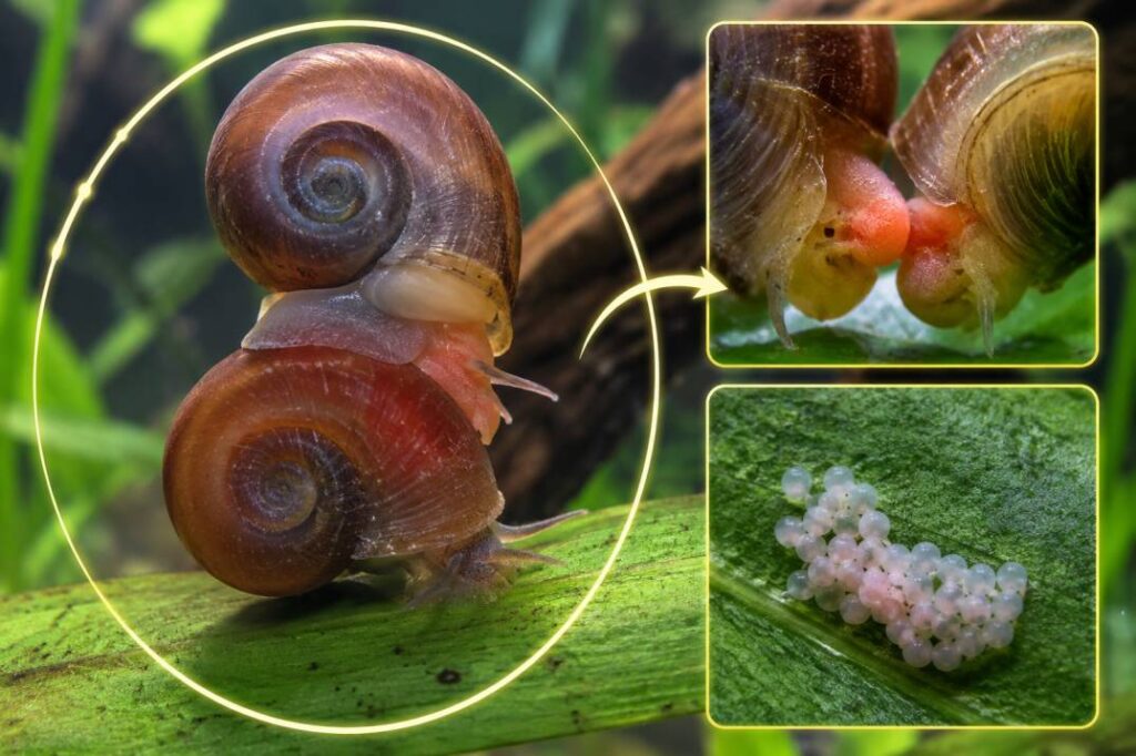 breeding ramshorn snails