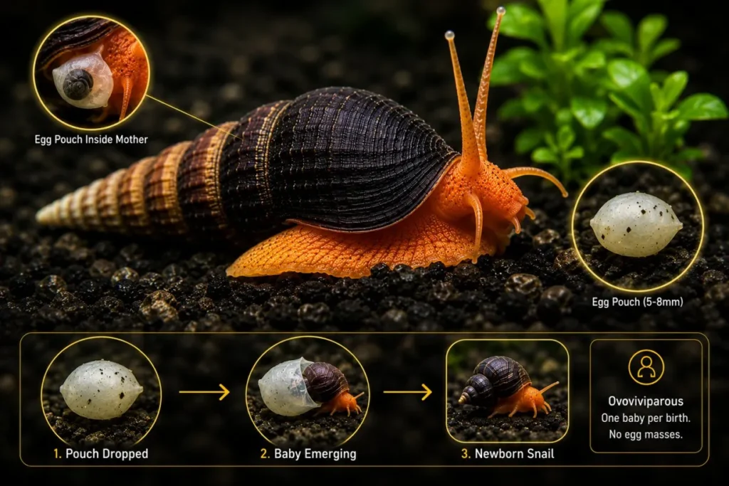 orange volcano rabbit snail breeding