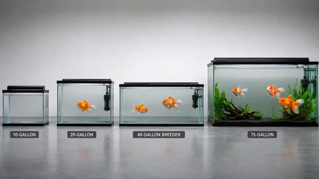 Fish Tank for Goldfish Size