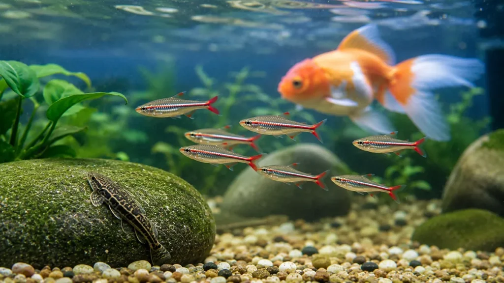 What Small Fish Can Live With Goldfish