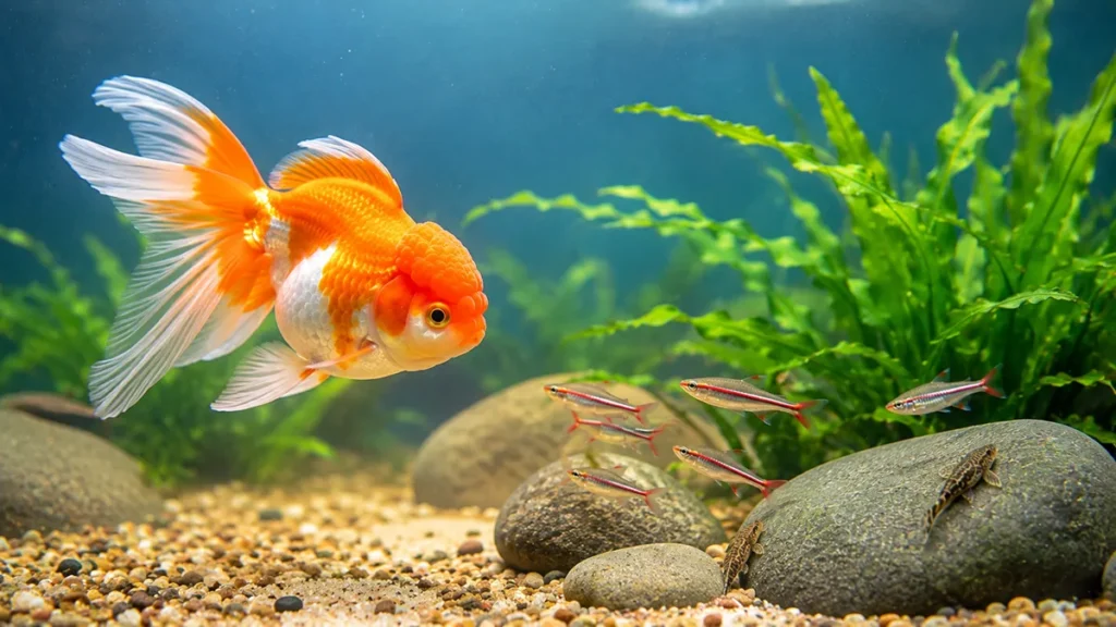 what fish goes with goldfish