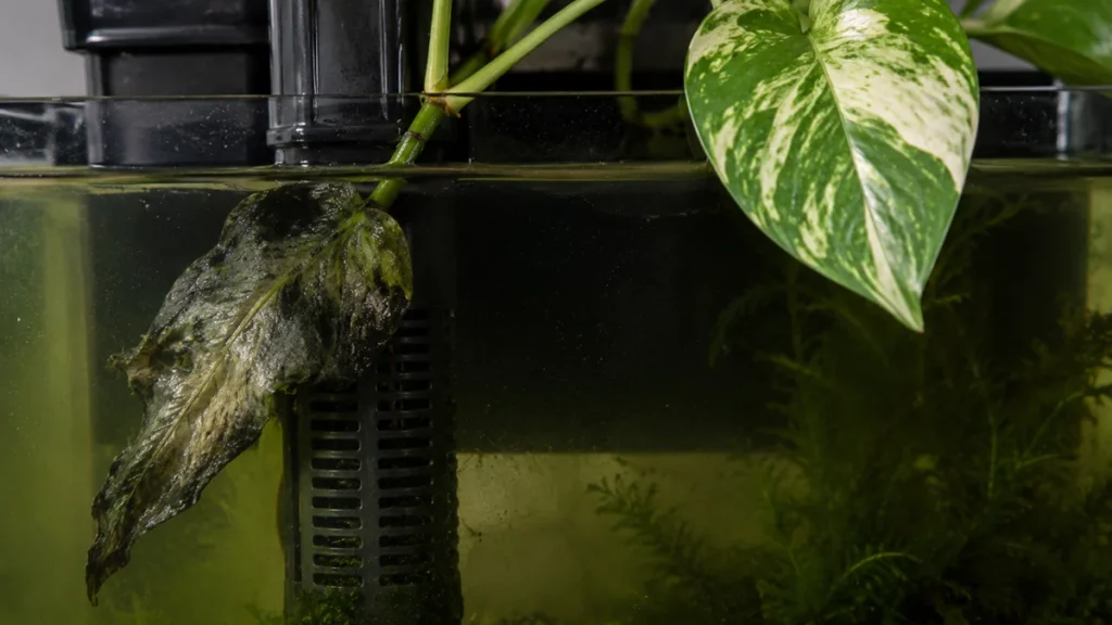 Houseplant in Aquarium