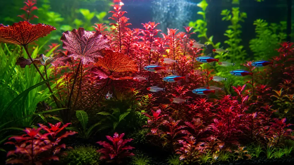 easiest red aquarium plants