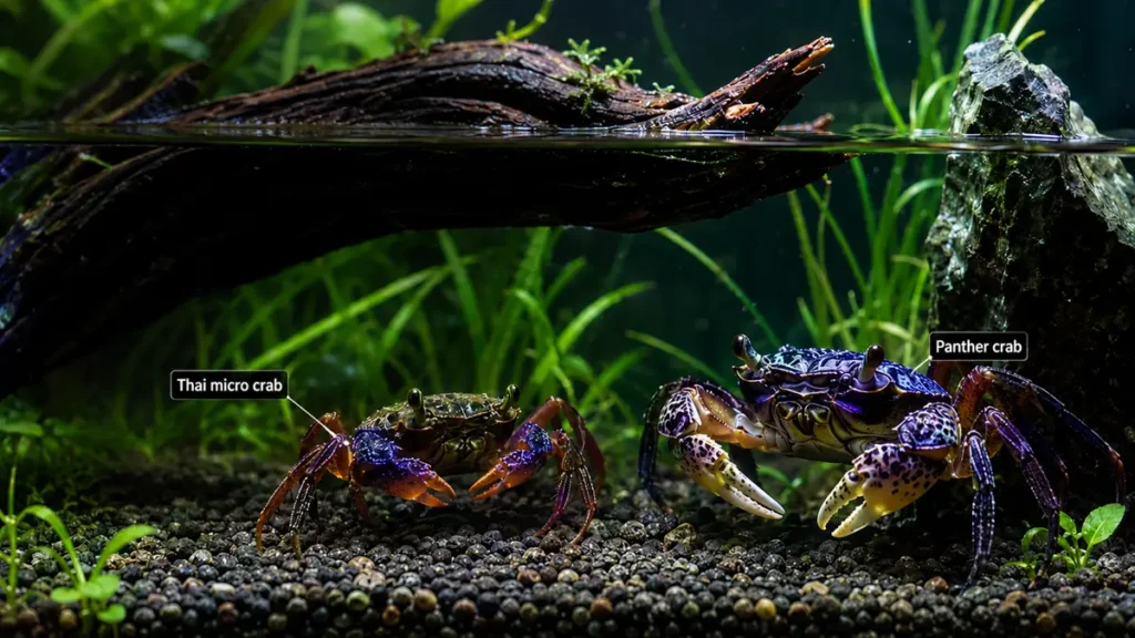 freshwater aquarium crabs uk