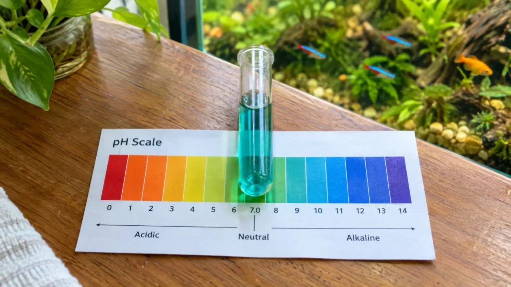 what is the meaning of aquarium ph levels in freshwater?