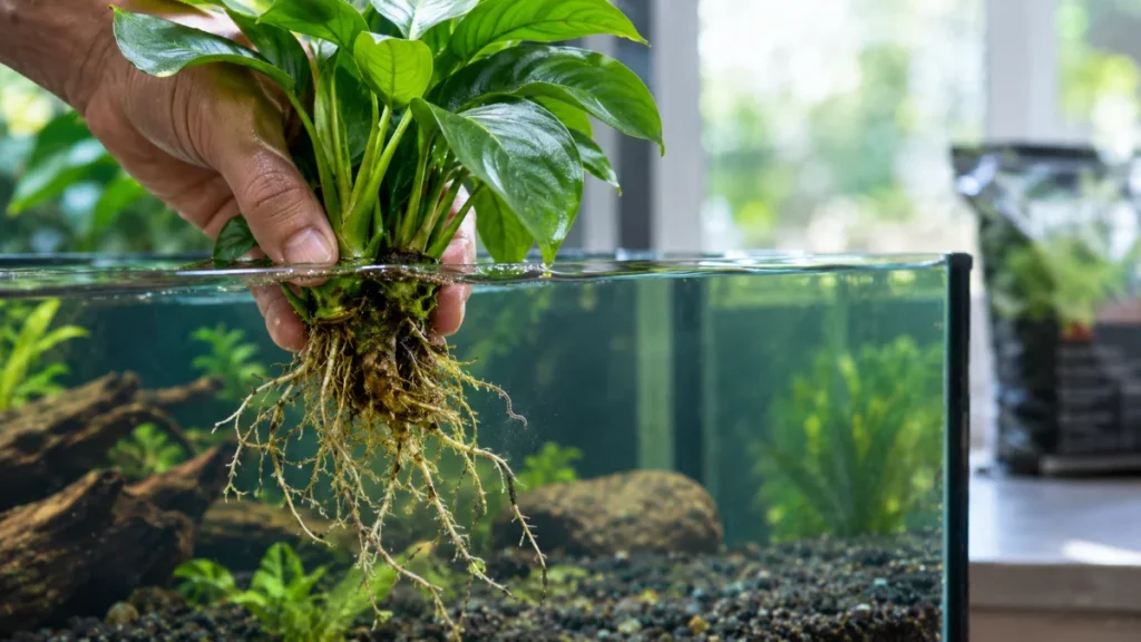 where do detritus worms come from in fish tank