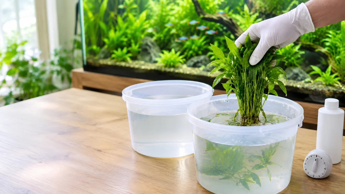 How to Clean Live Plants Before Putting in Aquarium: Rinse, Dip, Quarantine